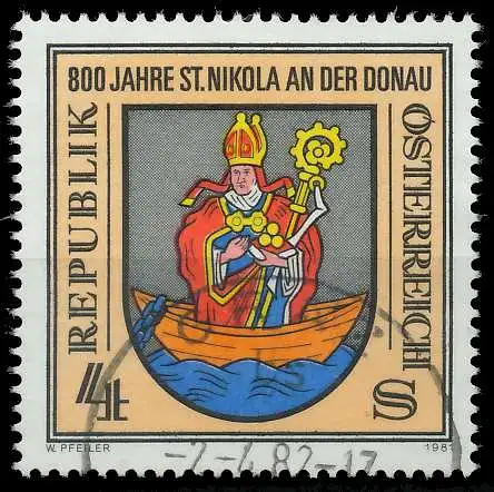 ÖSTERREICH 1981 Nr 1693 gestempelt 25C8AA