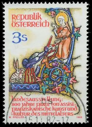 ÖSTERREICH 1982 Nr 1703 gestempelt 25C8C6