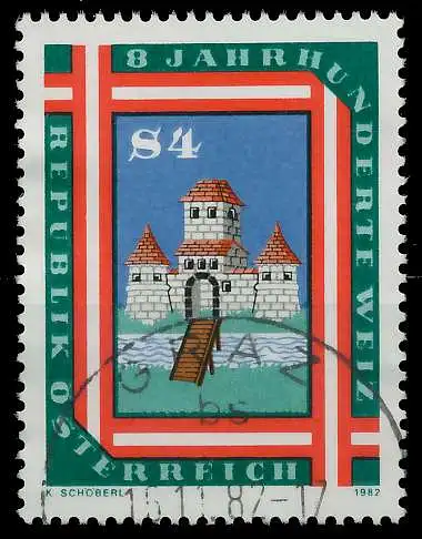ÖSTERREICH 1982 Nr 1709 gestempelt 25C8EE