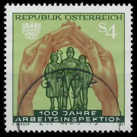 ÖSTERREICH 1983 Nr 1735 gestempelt 25C9BA