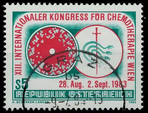 ÖSTERREICH 1983 Nr 1748 gestempelt 25CA2A