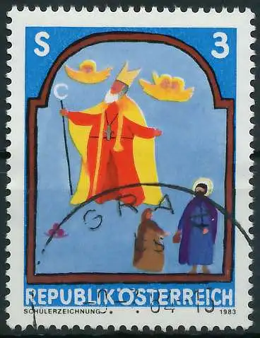 ÖSTERREICH 1983 Nr 1761 gestempelt 25CA6E
