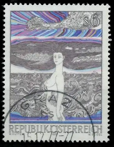 ÖSTERREICH 1977 Nr 1564 gestempelt 25CABE