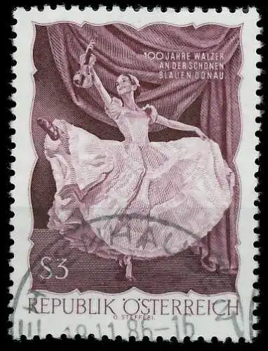 ÖSTERREICH 1967 Nr 1233C gestempelt 26350E