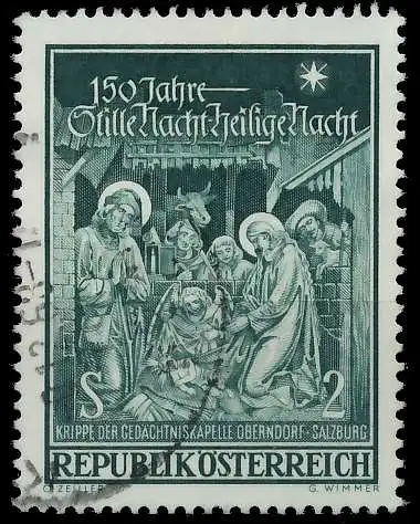 ÖSTERREICH 1968 Nr 1276 gestempelt 263632