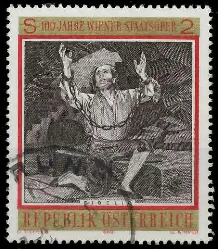 ÖSTERREICH 1969 Nr 1296 gestempelt 263692