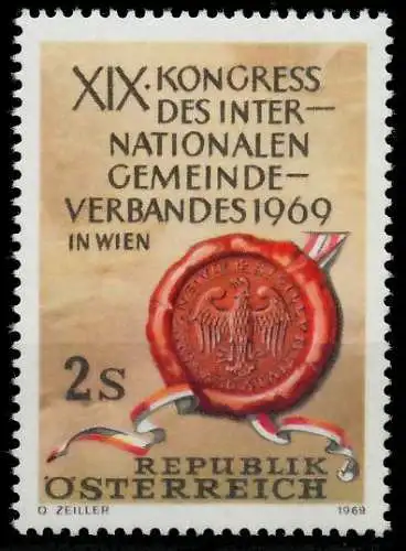 ÖSTERREICH 1969 Nr 1303 postfrisch 2636CA