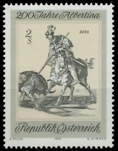 ÖSTERREICH 1969 Nr 1307 postfrisch 2636FA