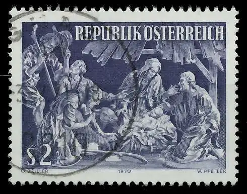 ÖSTERREICH 1970 Nr 1349 gestempelt 2637A6