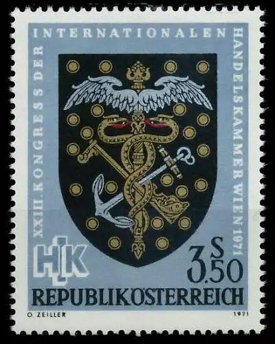 ÖSTERREICH 1971 Nr 1358 postfrisch 2637DA