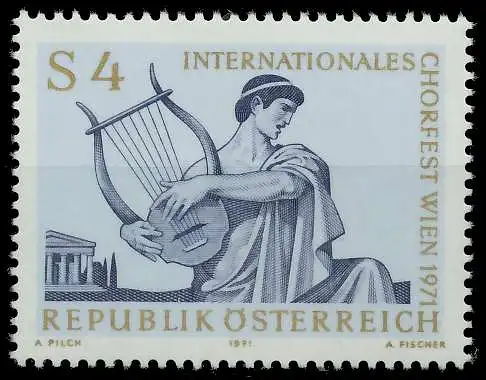 ÖSTERREICH 1971 Nr 1365 postfrisch 2637EE