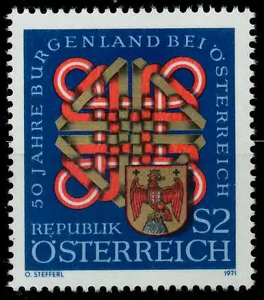 ÖSTERREICH 1971 Nr 1370 postfrisch 2637FA