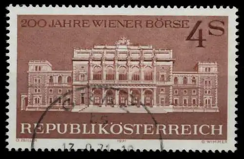 ÖSTERREICH 1971 Nr 1367 gestempelt 26380A