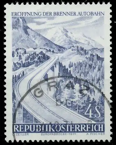 ÖSTERREICH 1971 Nr 1372 gestempelt 263842