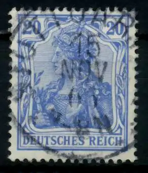 D-REICH GERMANIA Nr 72a zentrisch gestempelt 726DD6