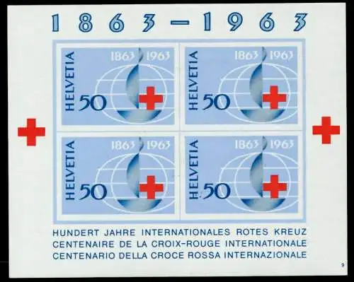 SCHWEIZ Block 19-09 postfrisch 72DBBA