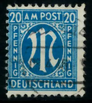 BIZONE AM-POST Nr 26bAz gestempelt 767A46