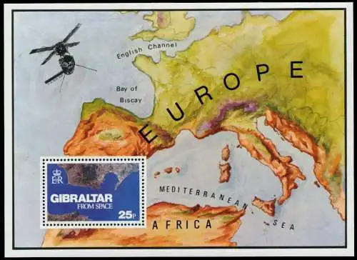GIBRALTAR Block 5 postfrisch S5A7E16