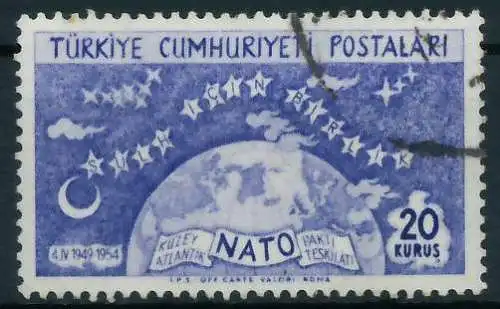 TÜRKEI 1954 Nr 1389 gestempelt 05FB0E