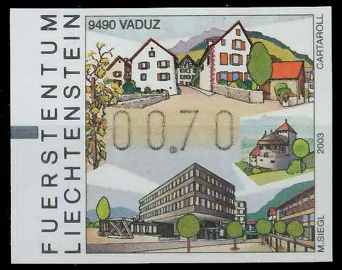 LIECHTENSTEIN AUTOMATENMARKEN Nr 16-070 postfrisch 284D26