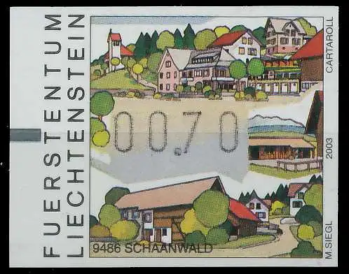 LIECHTENSTEIN AUTOMATENMARKEN Nr 13-070 postfrisch 284D2E