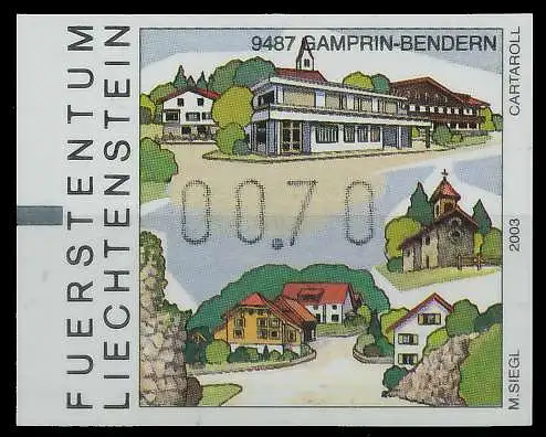 LIECHTENSTEIN AUTOMATENMARKEN Nr 14-070 postfrisch 284D32