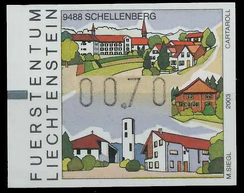 LIECHTENSTEIN AUTOMATENMARKEN Nr 15-070 postfrisch 284D3A