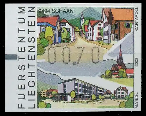 LIECHTENSTEIN AUTOMATENMARKEN Nr 20-070 postfrisch 284D46