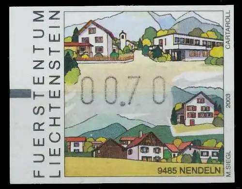 LIECHTENSTEIN AUTOMATENMARKEN Nr 12-070 postfrisch 284D4A