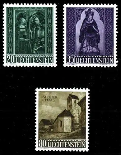 LIECHTENSTEIN 1958 Nr 374-376 postfrisch S1E23C6