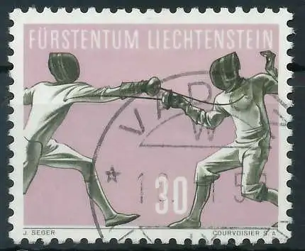 LIECHTENSTEIN 1958 Nr 366 gestempelt 28E00E