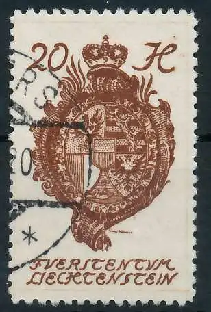 LIECHTENSTEIN 1920 Nr 28 gestempelt 28E07A