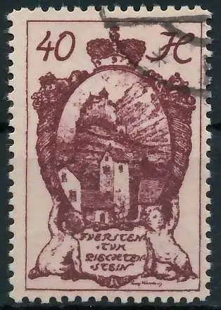 LIECHTENSTEIN 1920 Nr 31 gestempelt 28E096