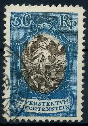 LIECHTENSTEIN 1925 Nr 64 gestempelt 28E132