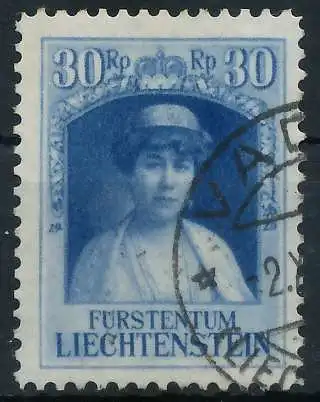 LIECHTENSTEIN 1929 Nr 92 gestempelt 28E182