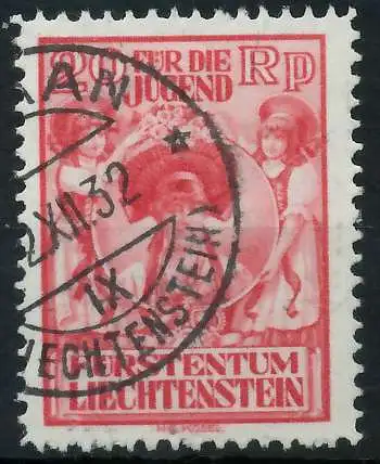 LIECHTENSTEIN 1932 Nr 117 gestempelt 28E1A6