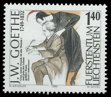 LIECHTENSTEIN 1999 Nr 1215 postfrisch 298542