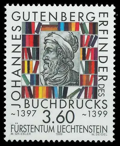 LIECHTENSTEIN 1999 Nr 1223 postfrisch 29855E