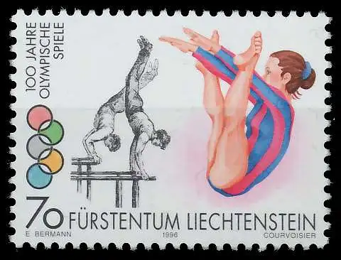 LIECHTENSTEIN 1996 Nr 1129 postfrisch 298686