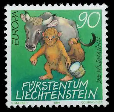 LIECHTENSTEIN 1997 Nr 1145 postfrisch 2986C2