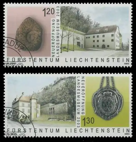 LIECHTENSTEIN 2003 Nr 1319-1320 gestempelt 298782