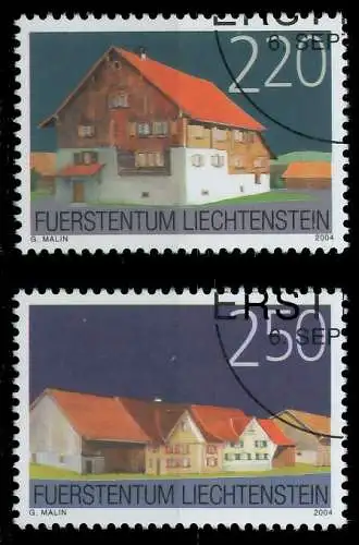 LIECHTENSTEIN 2004 Nr 1355-1356 gestempelt 2987F2