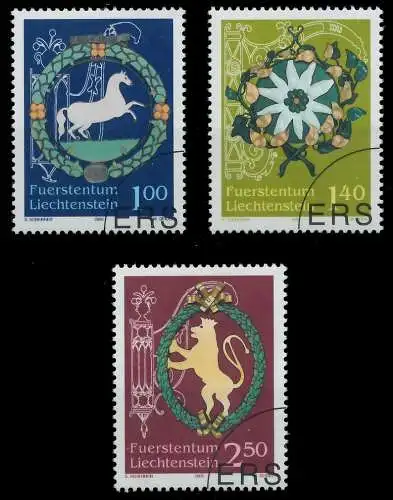 LIECHTENSTEIN 2005 Nr 1377-1379 gestempelt 298852