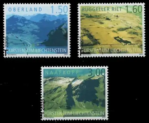 LIECHTENSTEIN 2005 Nr 1397-1399 gestempelt 29888A