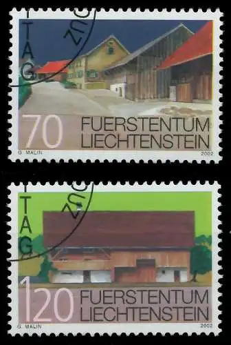 LIECHTENSTEIN 2002 Nr 1294-1295 gestempelt 2988F2