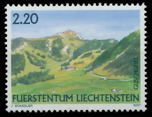 LIECHTENSTEIN 2007 Nr 1453 postfrisch 2989DE