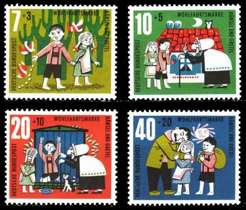 BRD BUND 1961 Nr 369-372 postfrisch S8BEACA