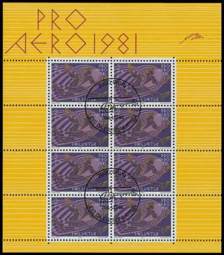 SCHWEIZ FLUGMARKEN Nr 1196 gestempelt KLEINBG 2EA32A