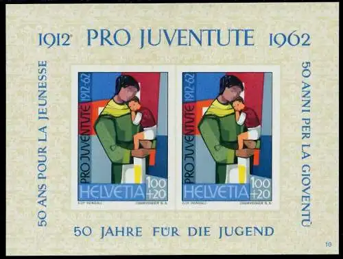 SCHWEIZ BLOCK KLEINBOGEN 1960-1969 Block 18-10 2EA52E