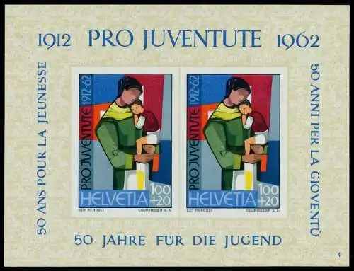 SCHWEIZ BLOCK KLEINBOGEN 1960-1969 Block 18-04 2EA53A
